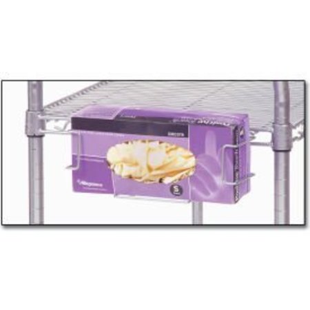 GLOBAL EQUIPMENT Nexel® Single Glove Box Holder, 11-5/8"L x 3-15/16"W x 4-1/8"H, Chrome AGH